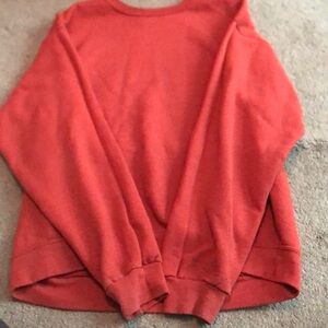 Fruit of the Loom Red Crew Neck Sweater Soft  Casual